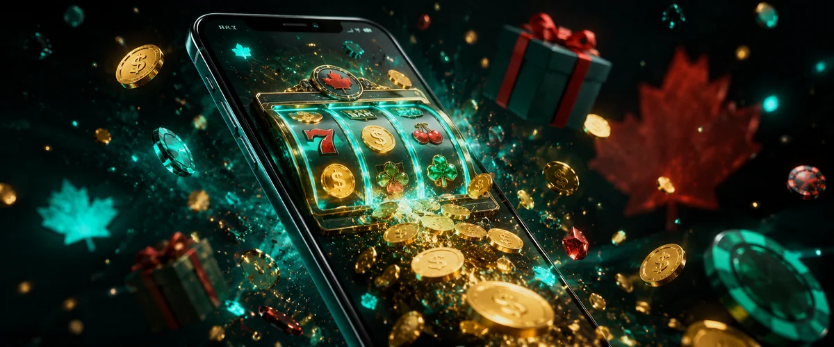 Sweepstake casino mobile app for iOS and Android on smartphone